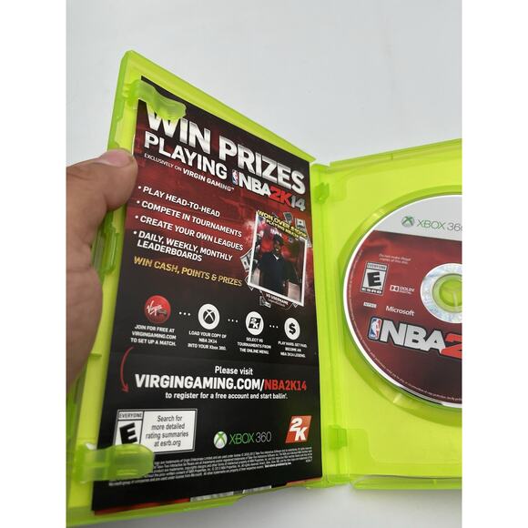 NBA 2K14 (Microsoft Xbox 360, 2013) Complete CIB w/Manual - Tested Video Game - Picture 4 of 5